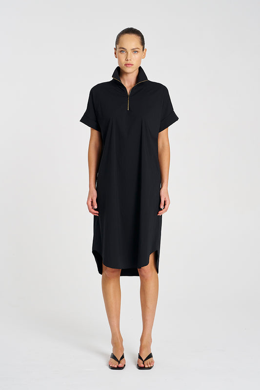 Mela Purdie Half Zip Dress - Microprene