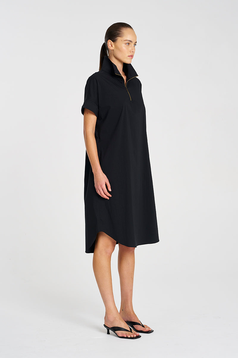 Mela Purdie Half Zip Dress - Microprene