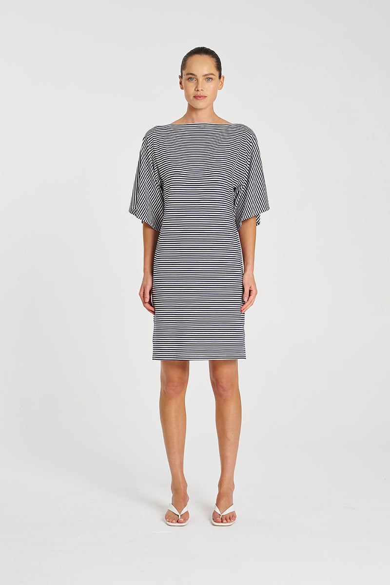 Mela Purdie Picasso Dress - Yacht Stripe Jersey