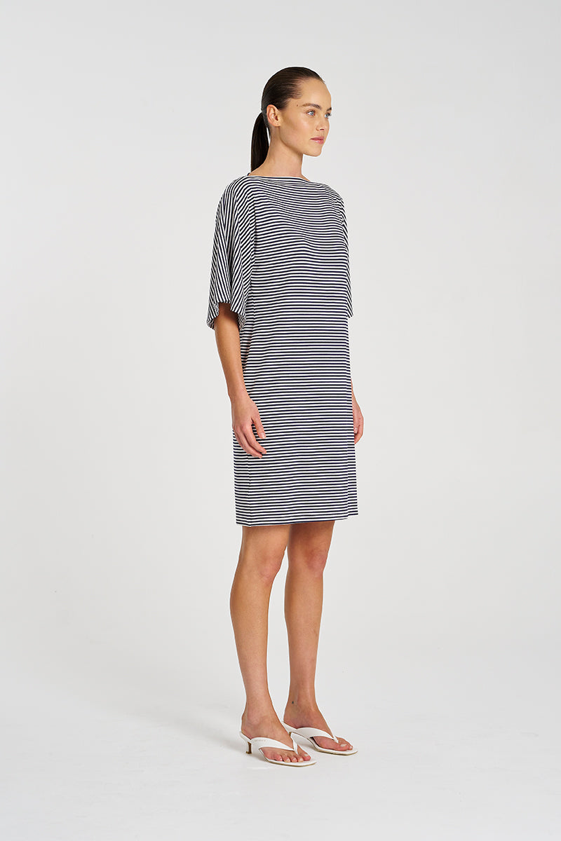 Mela Purdie Picasso Dress - Yacht Stripe Jersey