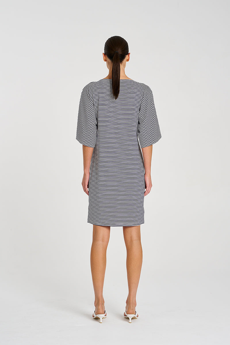Mela Purdie Picasso Dress - Yacht Stripe Jersey