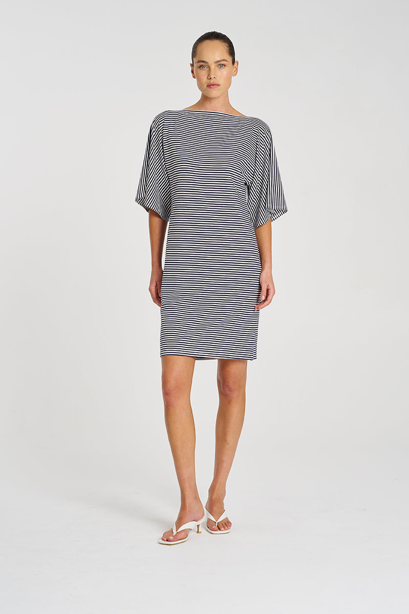 Mela Purdie Picasso Dress - Yacht Stripe Jersey