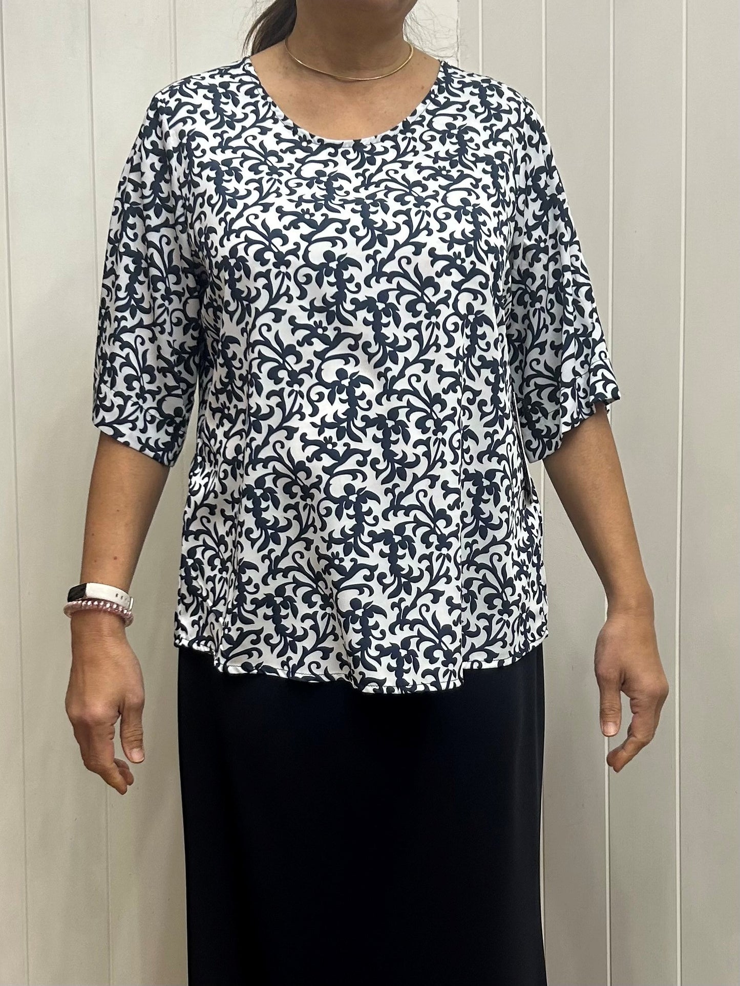 Mela Purdie Plaza T - Quill Print - Sale