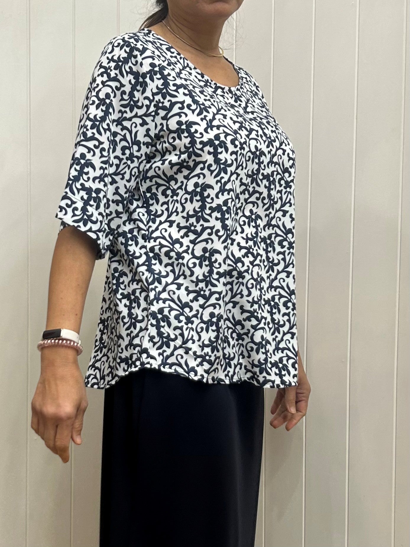 Mela Purdie Plaza T - Quill Print - Sale