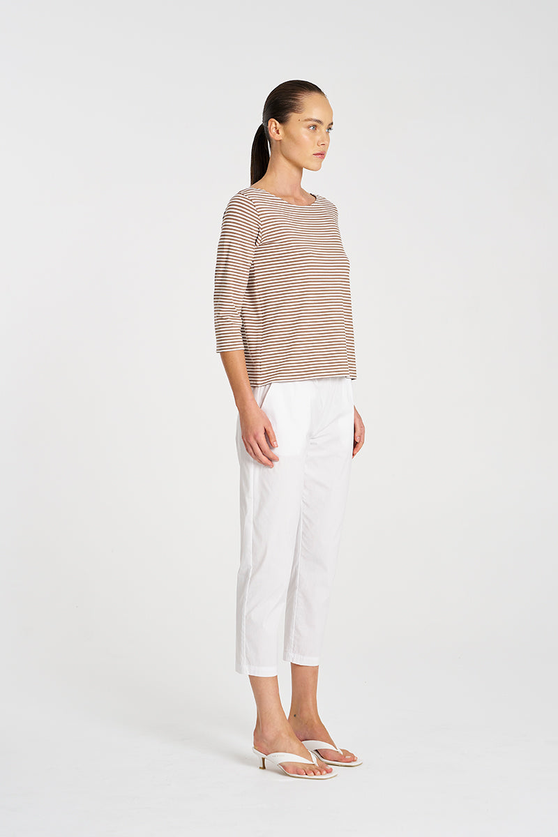 Mela Purdie Relaxed Boat Neck - Yacht Stripe
