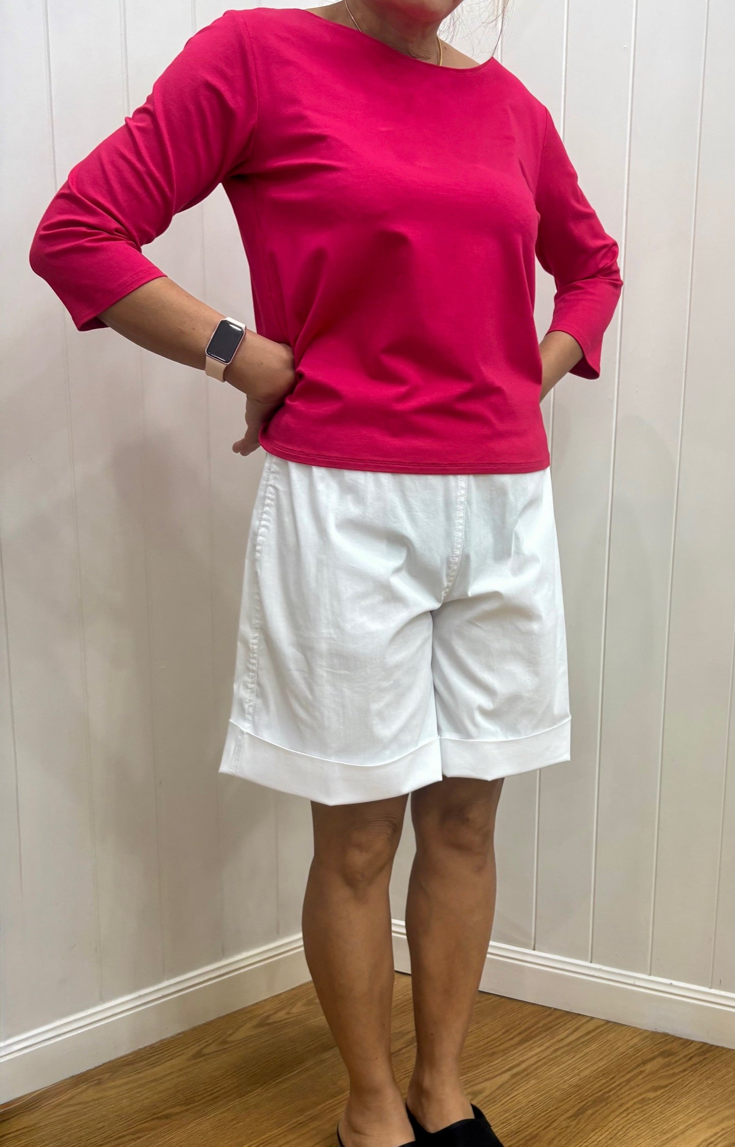 Mela Purdie Relaxed Boat Neck - Berry & Strawberry - Sale