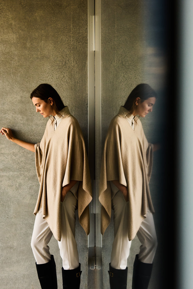 Mela Purdie Slice Throw - Double Fine Merino Wool