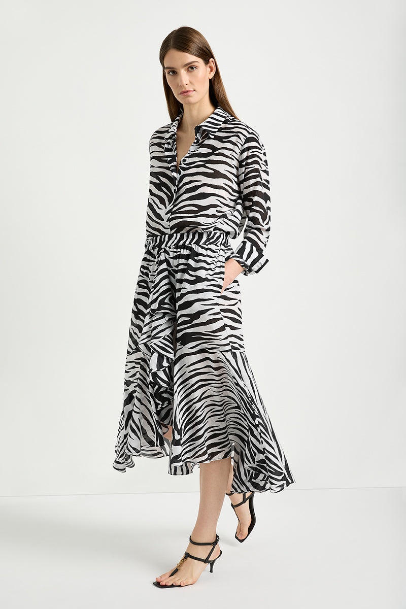 Mela Purdie Soft Shirt - Cats Eye Print - Sale