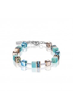 COEUR DE LION Geo Cube Fresh Turquoise Bracelet 4016/30-2000
