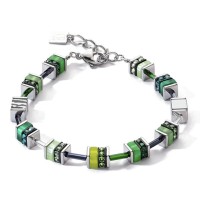 COEUR DE LION  Fresh Green & Stainless Steel Bracelet 4509/30-0500 