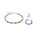 COEUR DE LION Geo Cube Rainbow Earrings 2838/20-1520