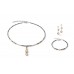 COEUR DE LION  Three Tone Gold, Silver & Rose Gold Earrings 4545/21-1633 