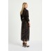 Mela Purdie Tie Shirt Dress - Shadow Print Silk