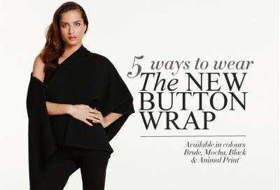 How to wear the new MELA PURDIE Button Wrap