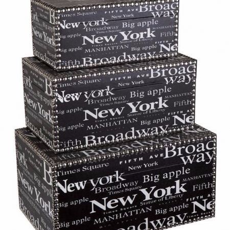 New York Icon Storage Boxes