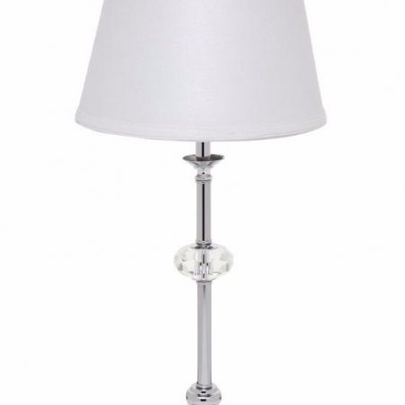 Cameo Silver Table Lamp
